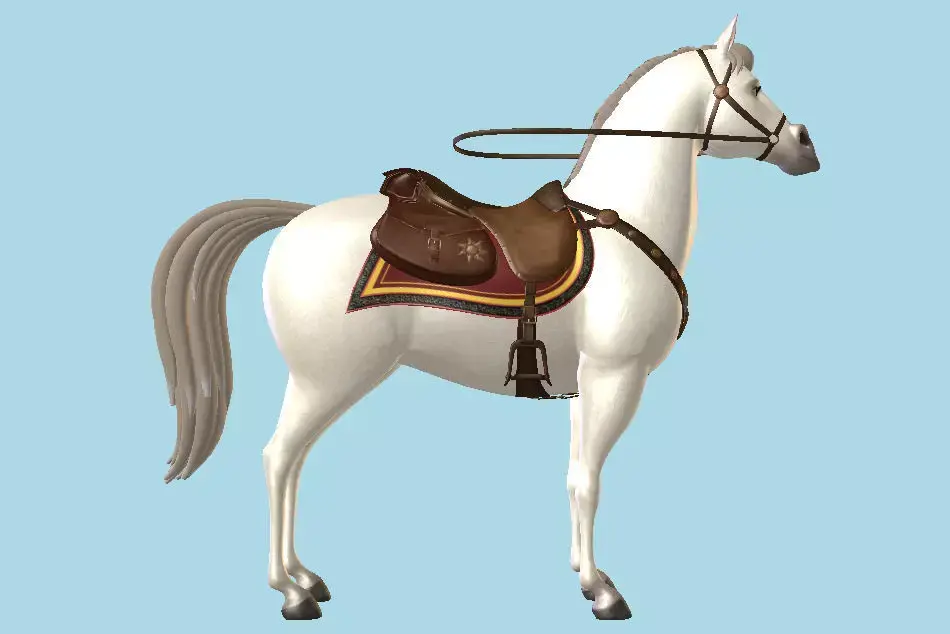 Horse Low-poly 3D model order