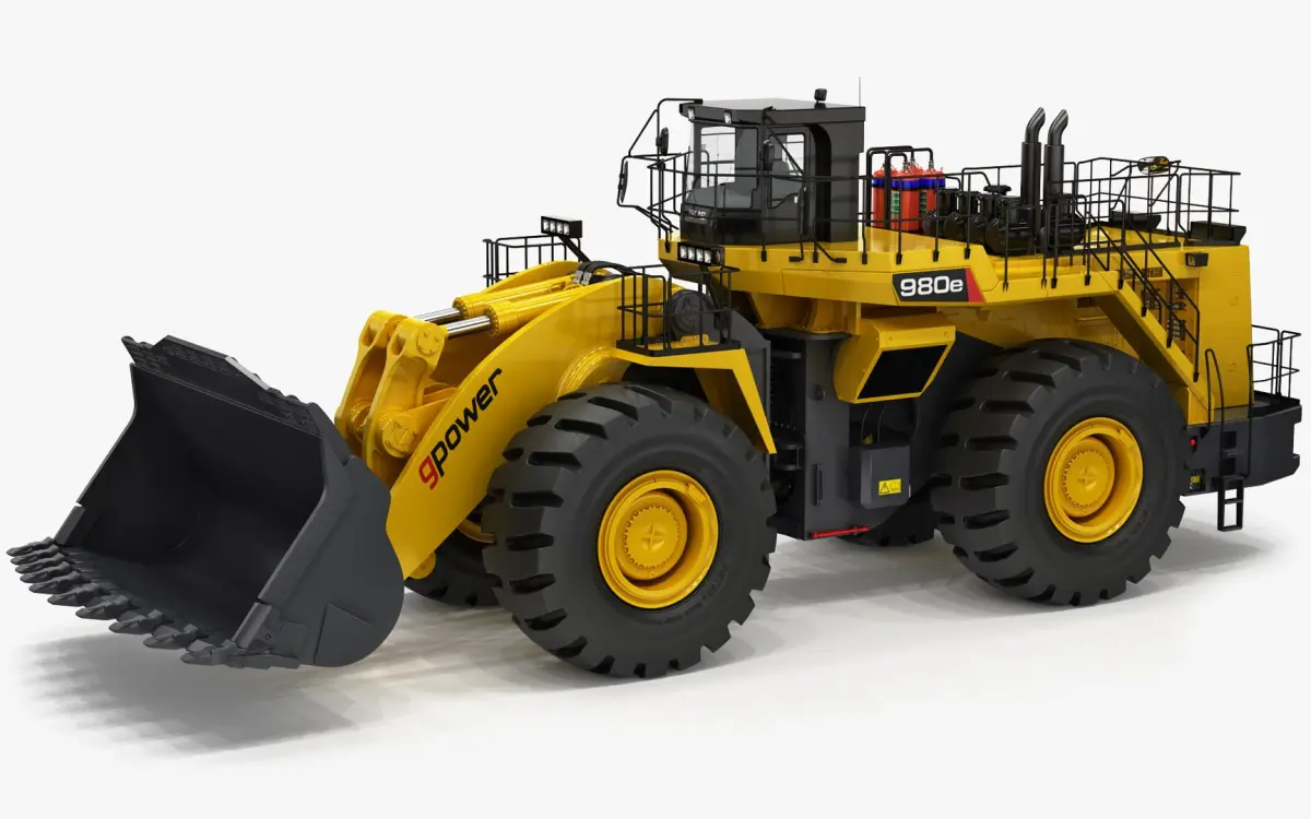 Mining Wheel Loader Generic v1 3D model