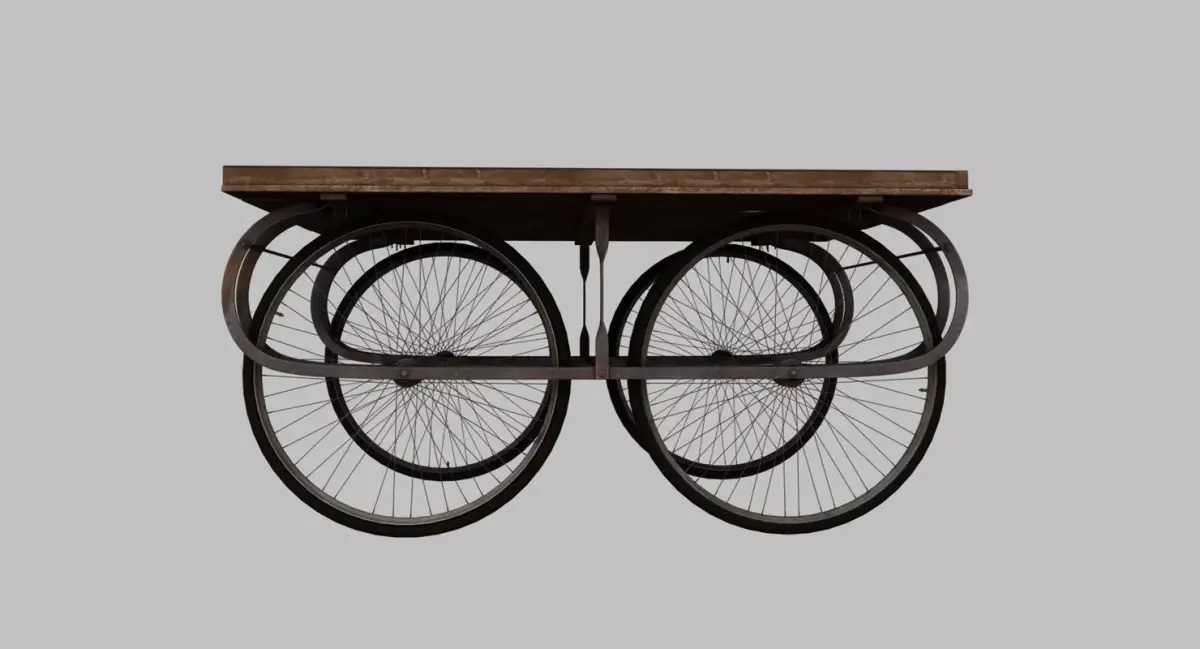 Vegetable Salesman Cart 3d model 3D model