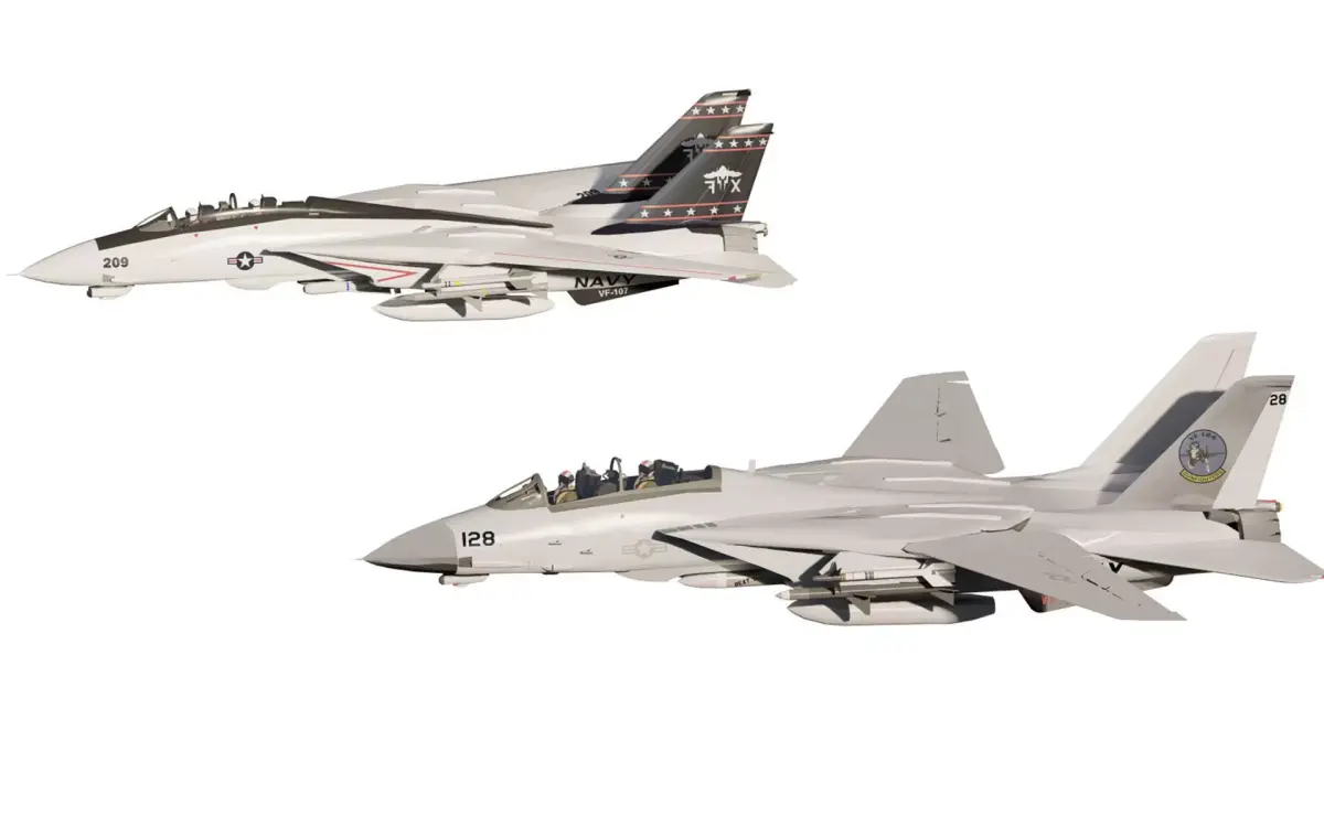 F14 TOMCAT 3D model