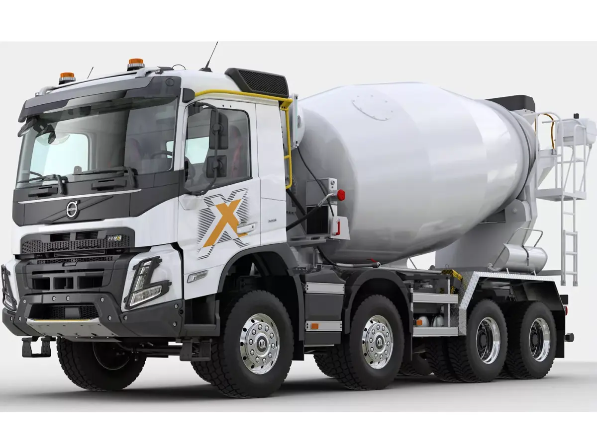 VOLVO FMX 8X4  Concrete Mixer 3D model
