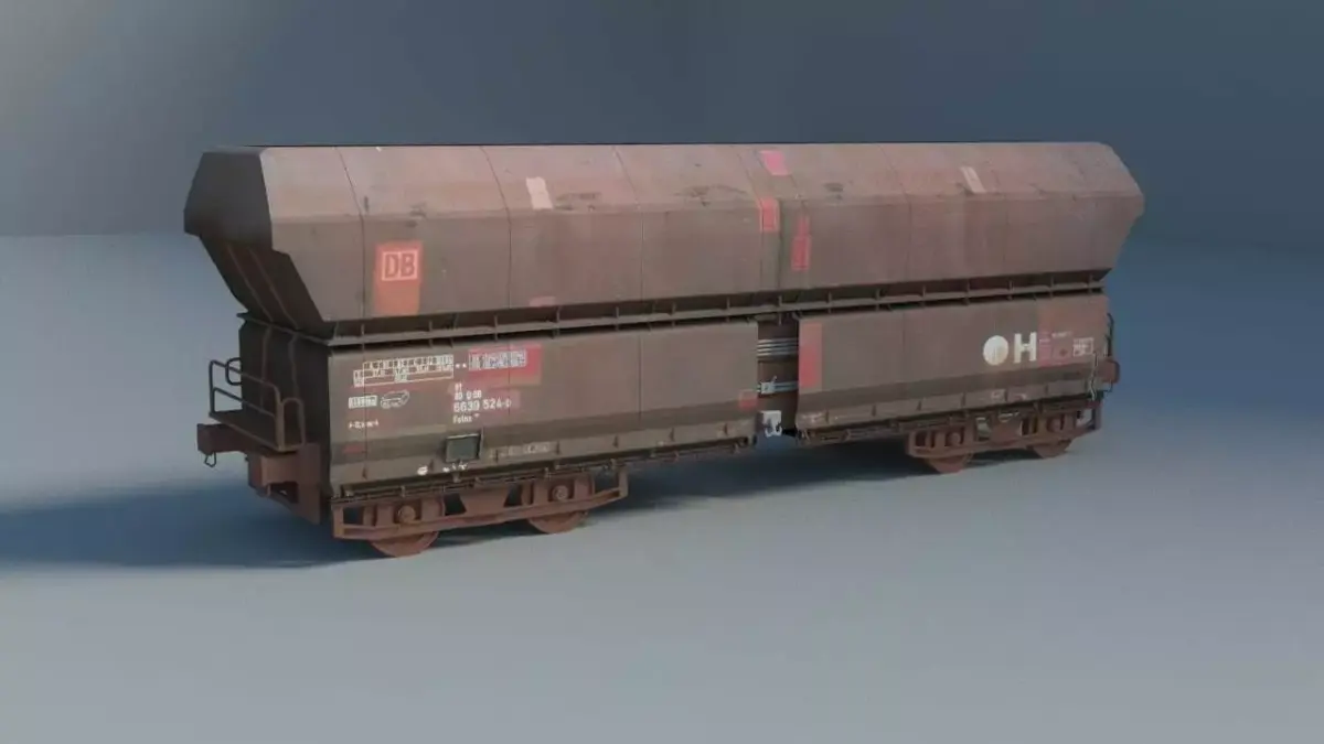 Train Wagon 3D model purchase