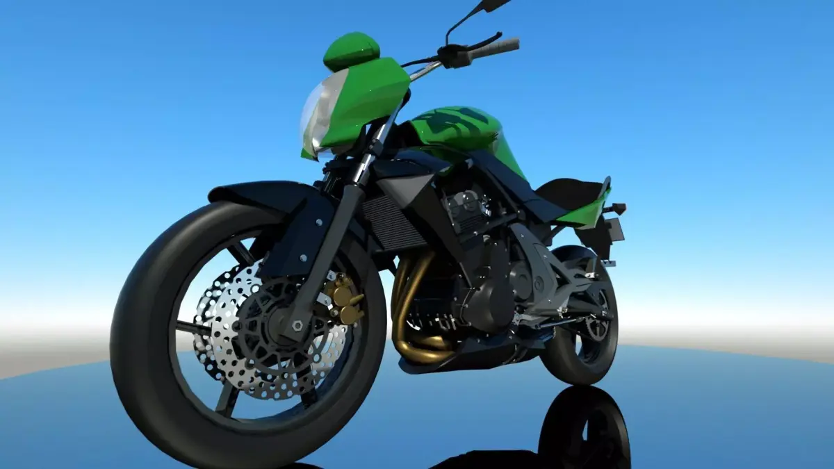 Kawasaki ER7 3D model
