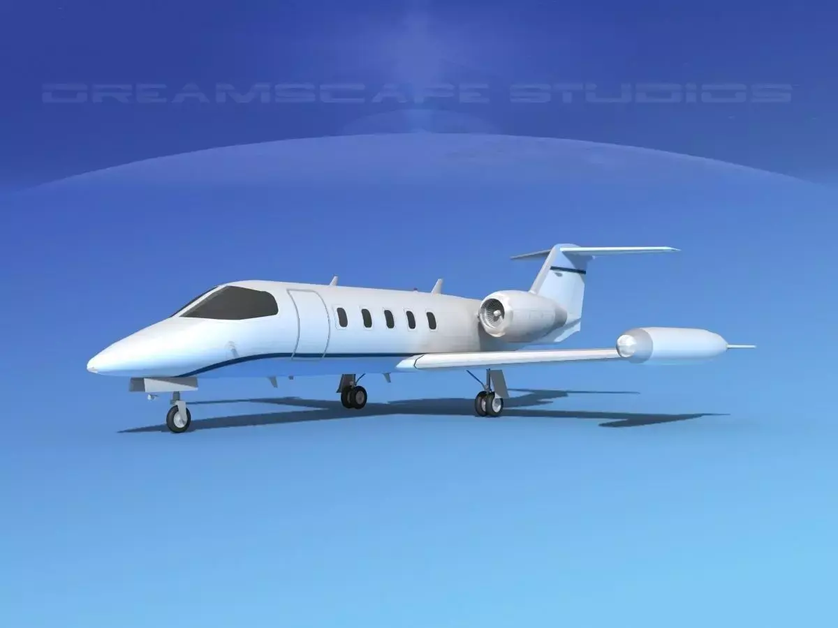 Gates Learjet 35 V07 3D model