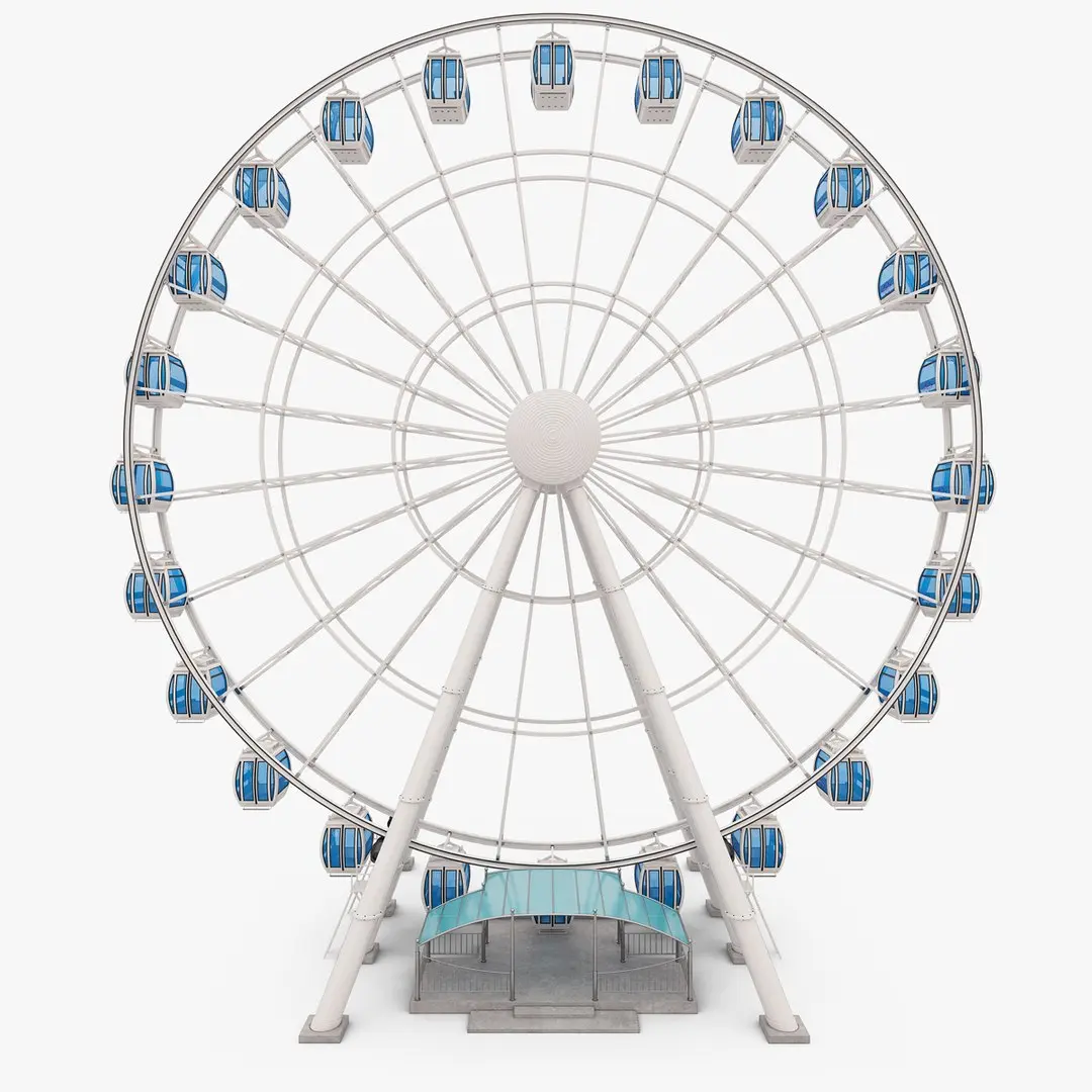Ferris Wheel 3D model 16