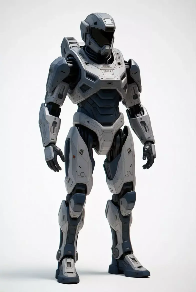 futuristic soldier 3d mode 3D model