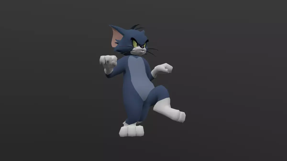 TOMC-027 Tom Cat Slow Walking Low-poly 3D model