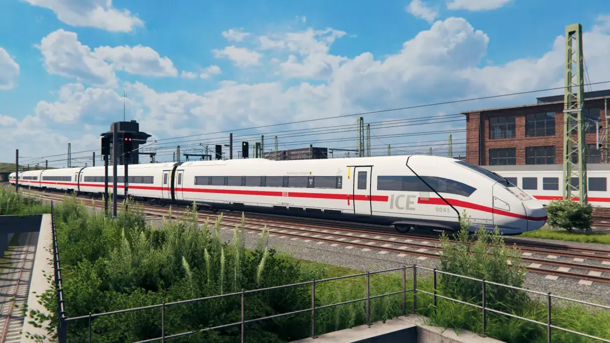 German High Speed Train - DB ICE 4 Low-poly 3D model