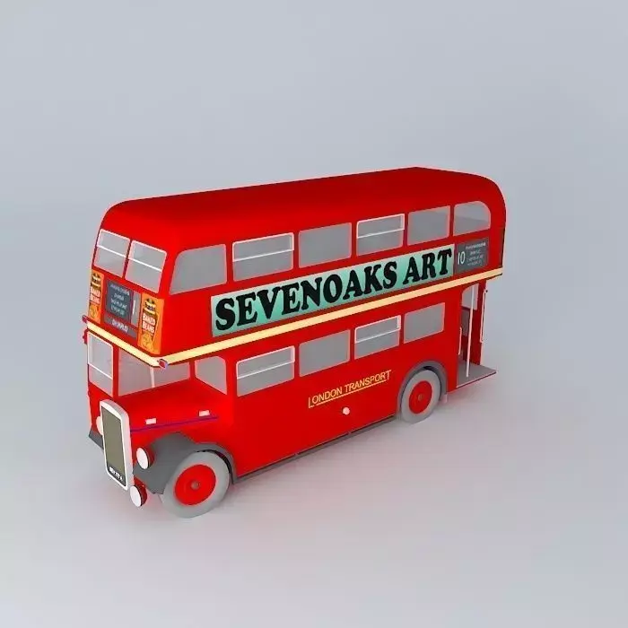 Double decker Free 3D model