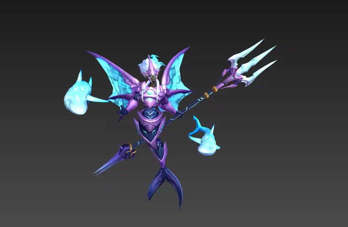 Sea King Low-poly 3D model