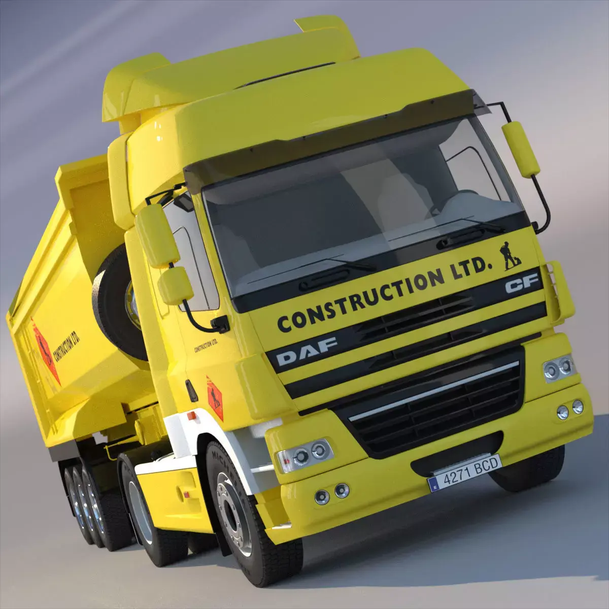 DAF CF85 Tipping Dumper 3D model