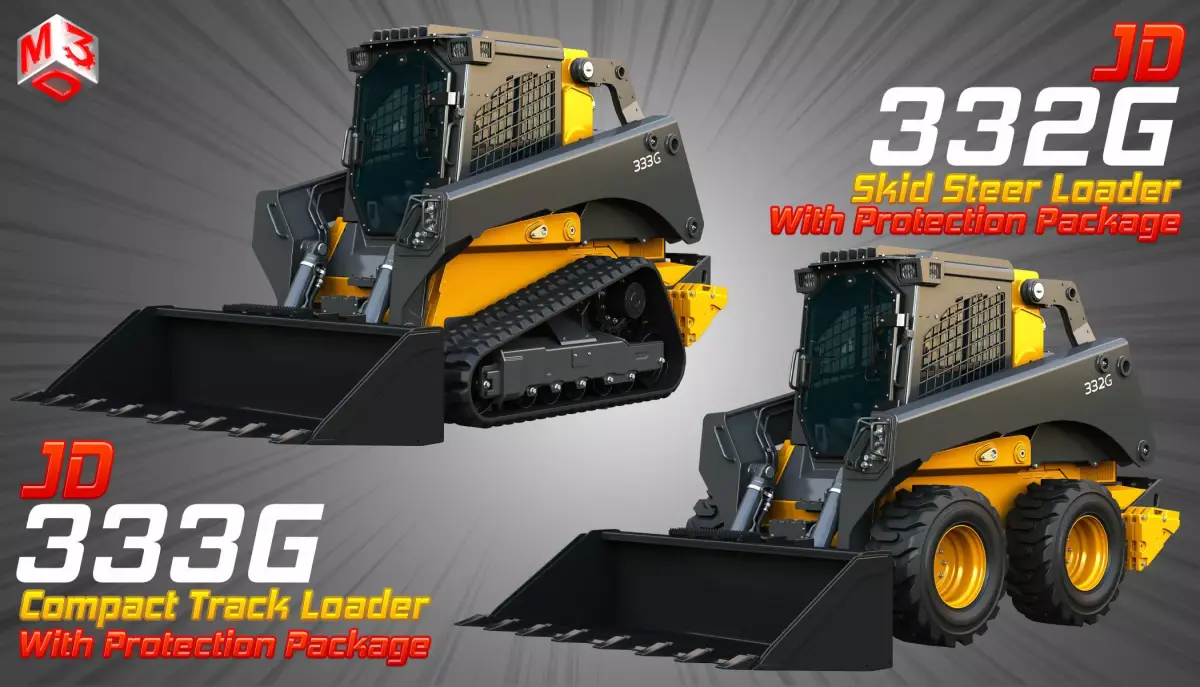 333G - 332G Loaders - Forestry Package  2 in 1