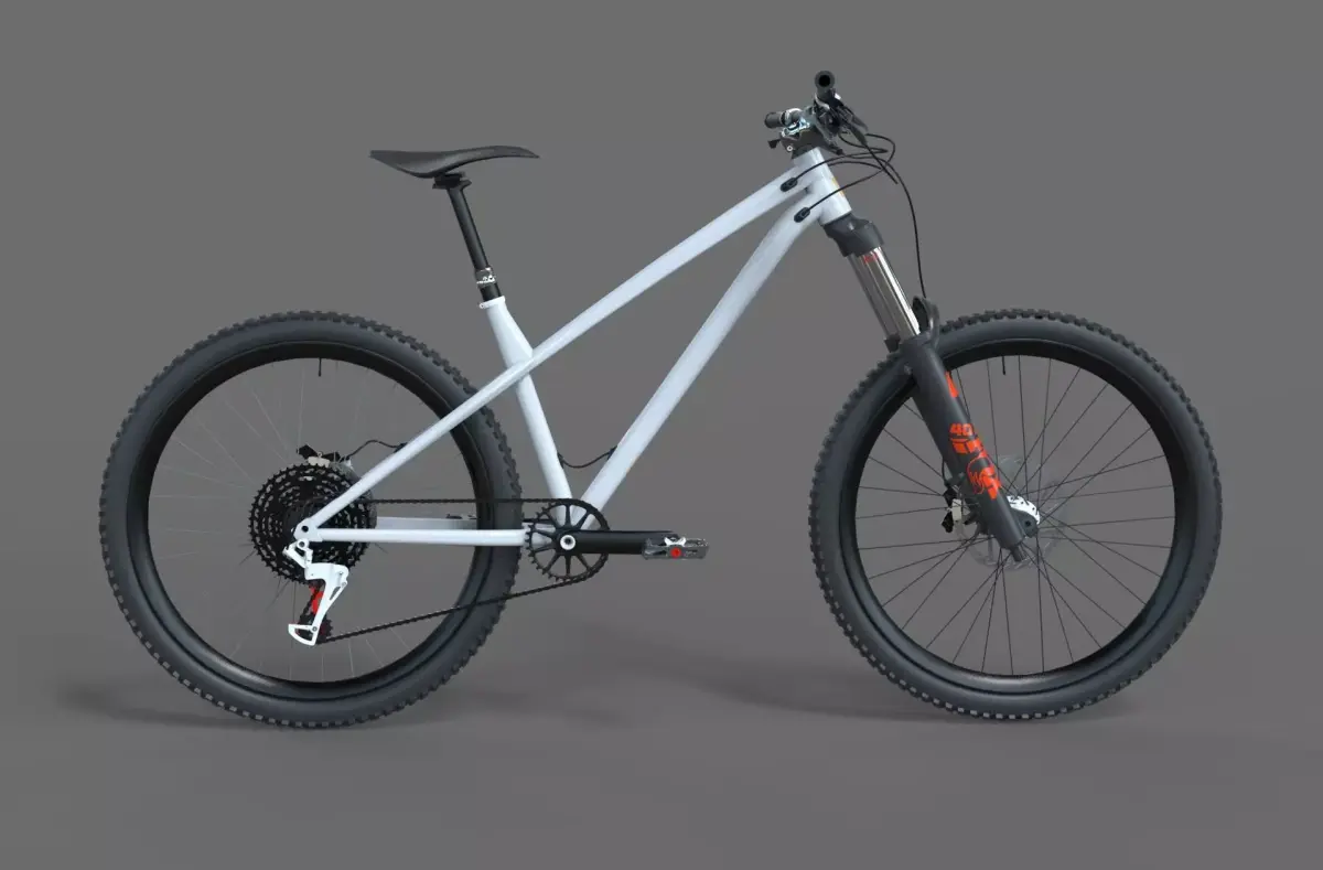 Mountain Bike 3d model Bicycle trail 3D model