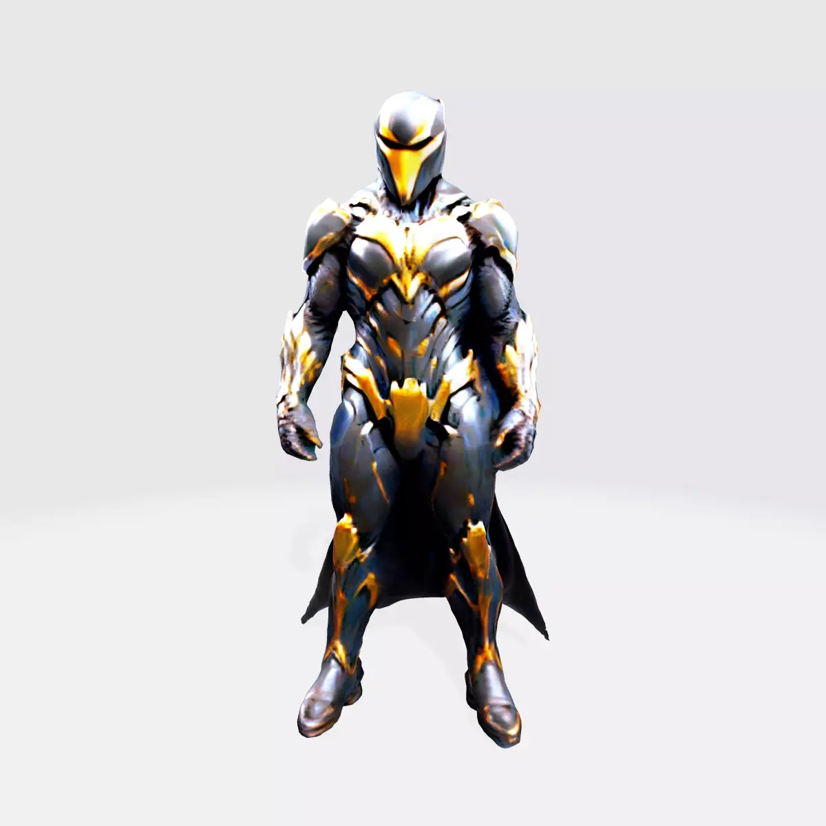Cyber Sentinel - Futuristic Warrior 3D Model 3D model purchase