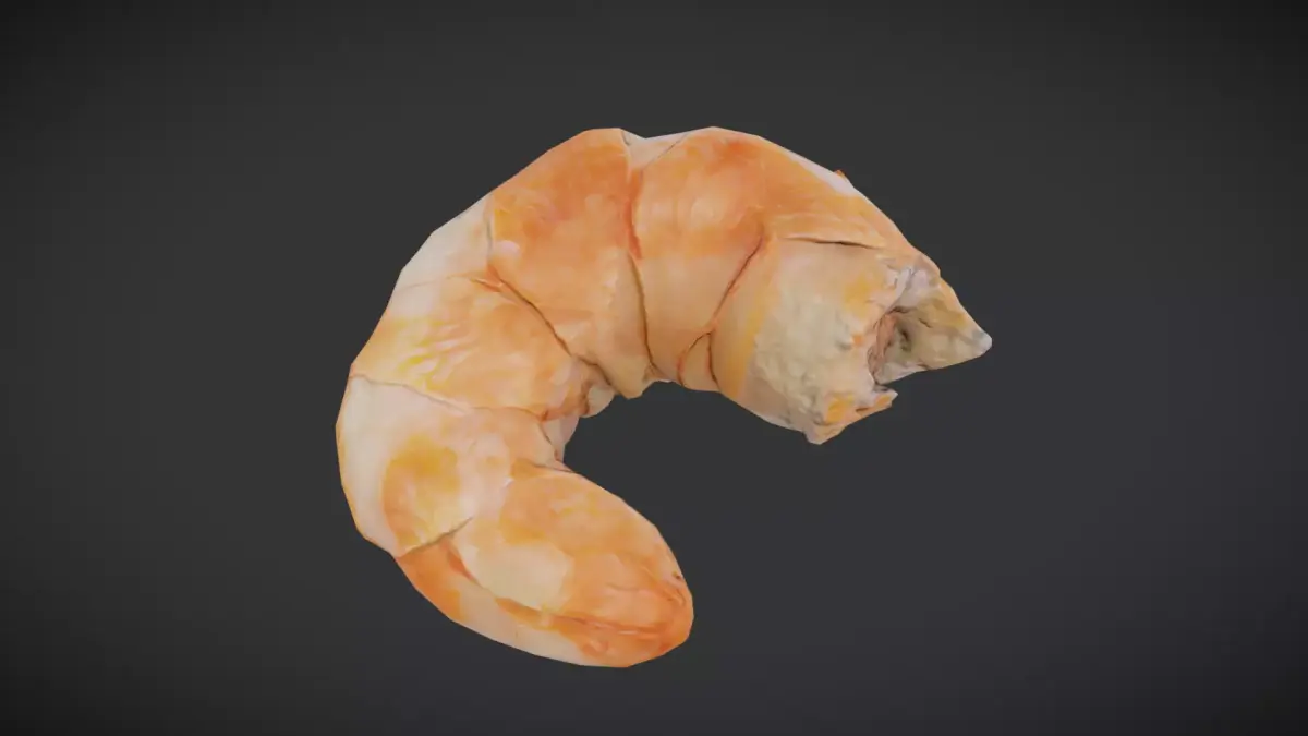 Shrimp Low-poly 3D model
