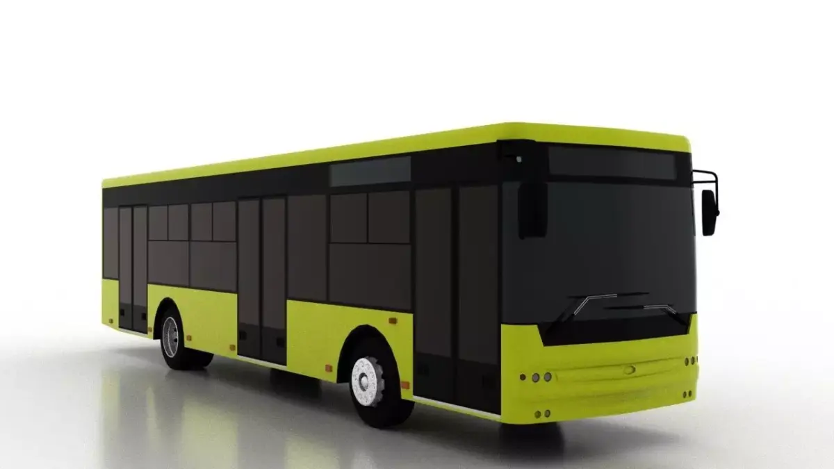 Bus Bogdan A70110 Low Low-poly 3D model
