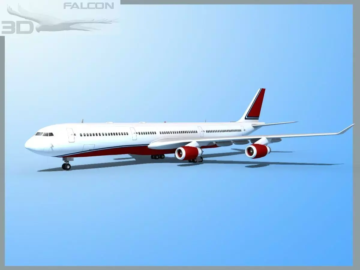 Falcon3D A340-600 Corporate 2 3D model