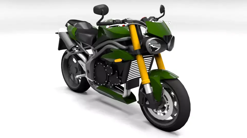 TRIUMPH 1050S TRIPLE S 3D model