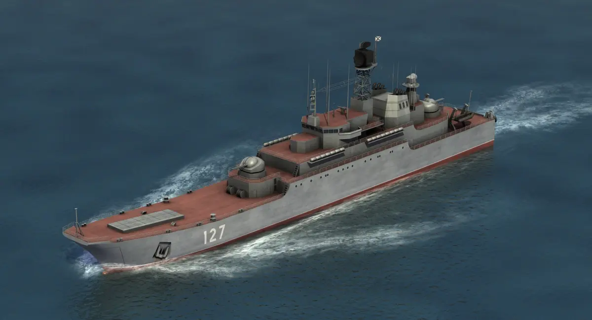 Ropucha Landing Ship 3D model