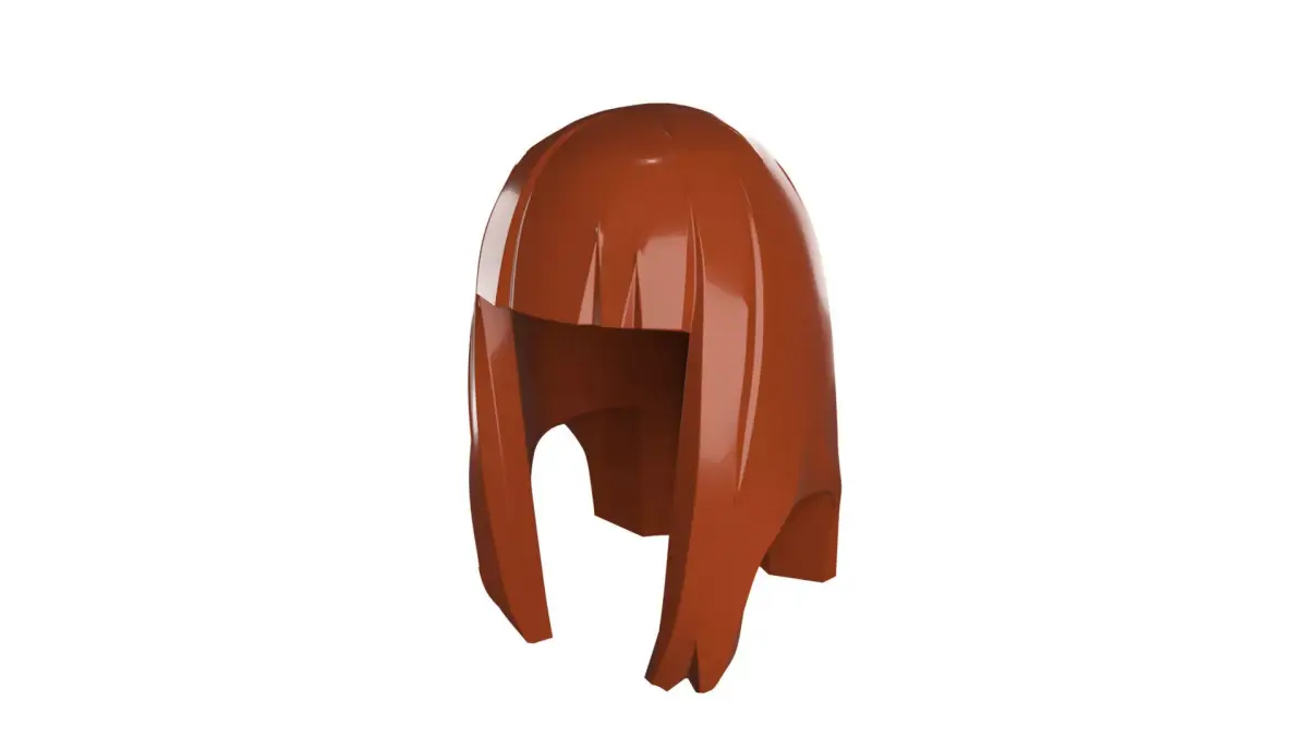 Custom3Dprint Minifigure Accessory - Minifigure Hair S2 - 040 3D print model