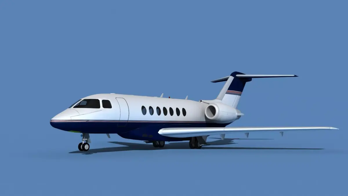 Hawker Siddley 4000 V01 3D model