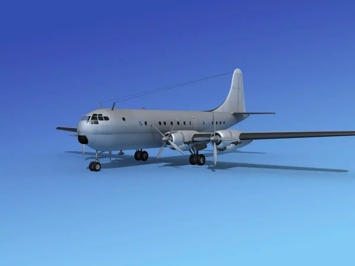 Boeing 377A Stratocruiser  3D model