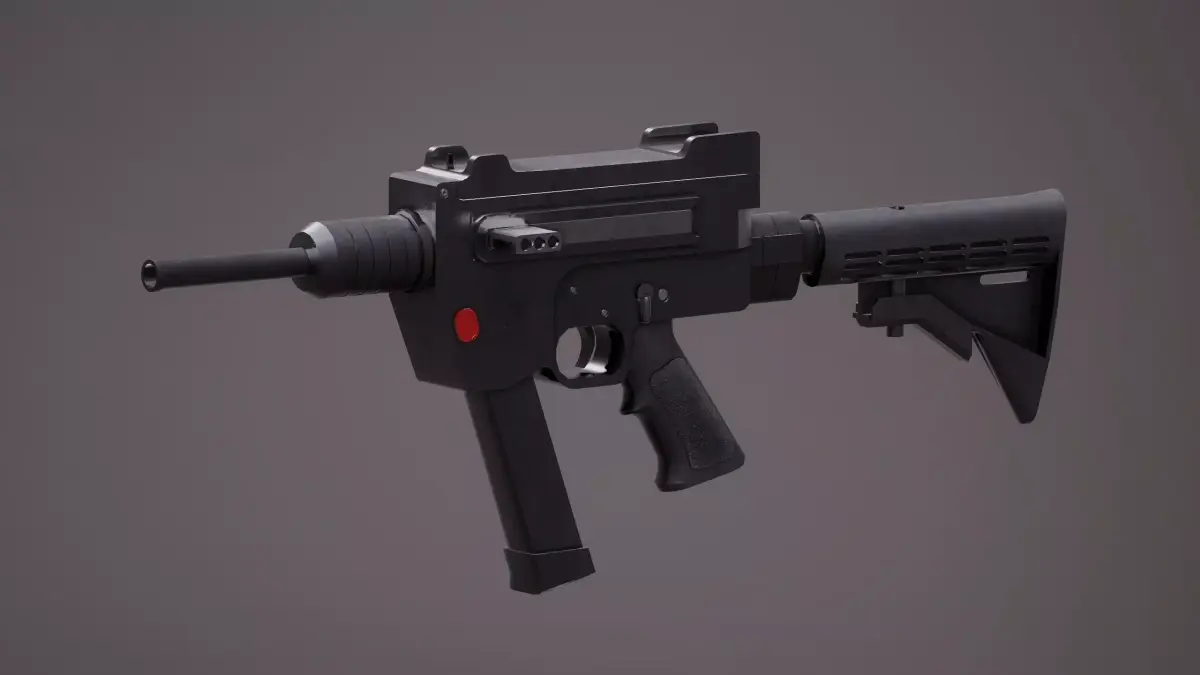 A-M20 PRB Rigged Low-poly 3D model