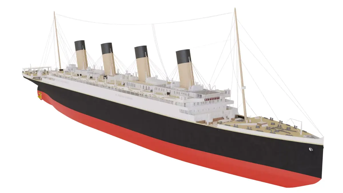RMS Olympic 3D model