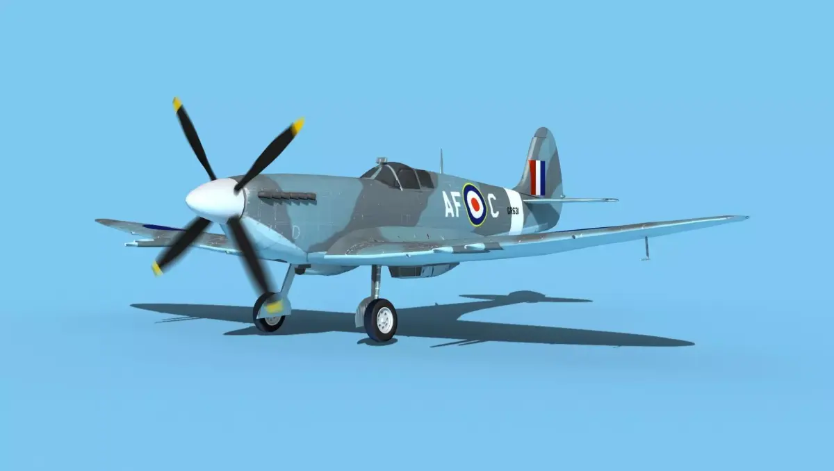 Supermarine Spitfire MkXII V03 3D model