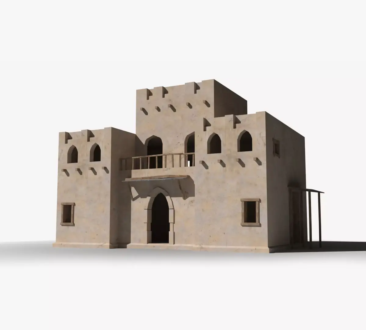 Arab x35 Low-poly 3D model