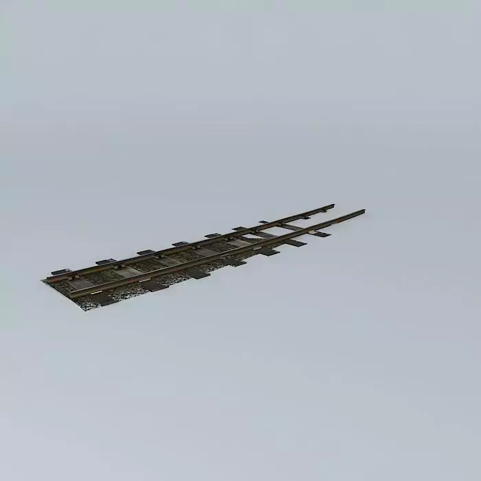 Eco Rail N/Gauge Yard Curve Old Steam Days Free 3D model