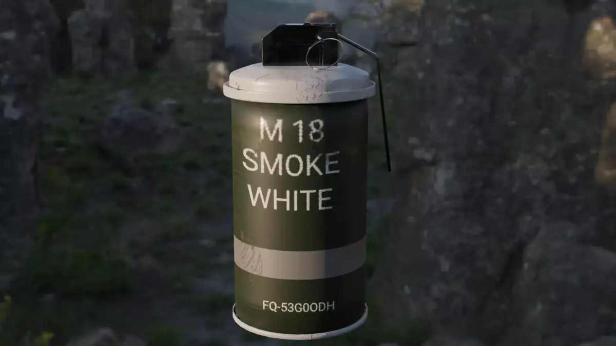 M-18 Smoke Grenade Free 3D model
