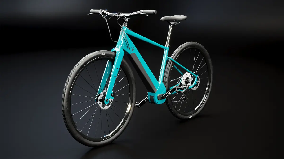 Generic Electric Cross Fintess Bicycle 3D model