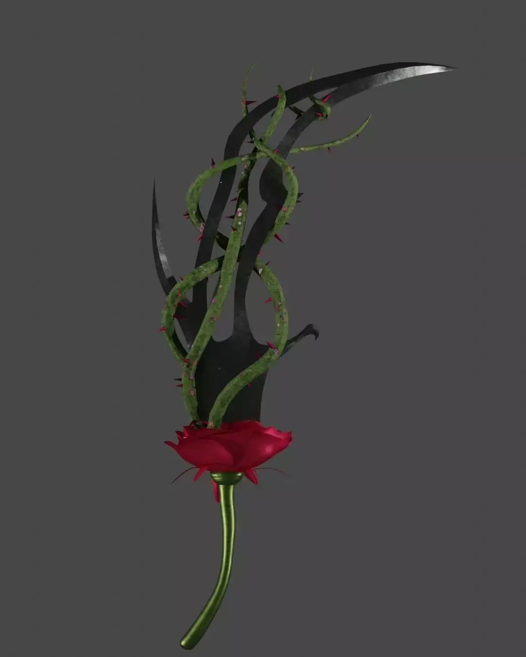 Rose Blade Free 3D model
