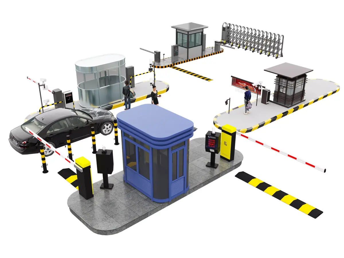 Parking security booth 3D model purchase