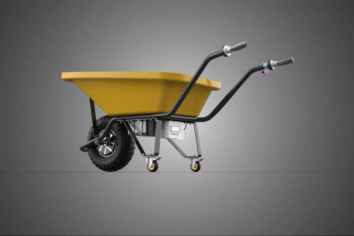 DIRECT DRIVE MOTOR HUB ELECTRIC WHEEL CASTER WHEELBARROW BARROW 3D model