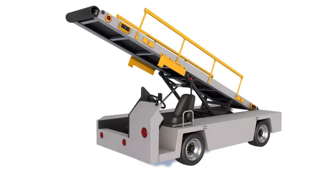 Airport Conveyor Belt Loader 3D model