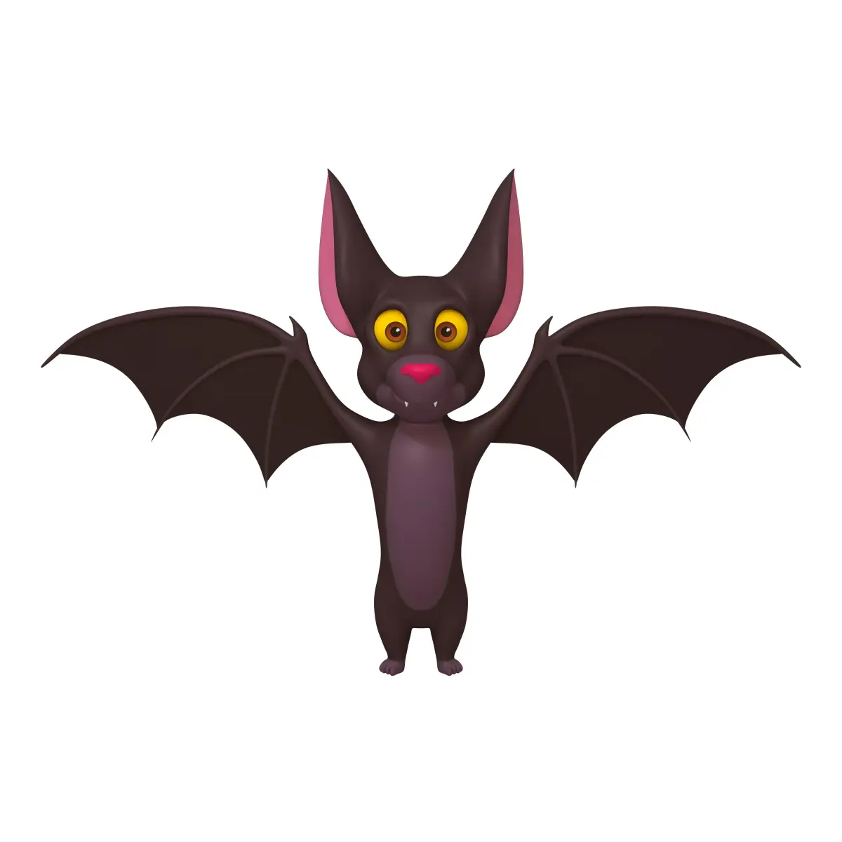 Bat Cartoon 3D model