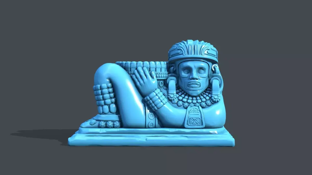 Statue Aztec Chacmool 3D print model purchase