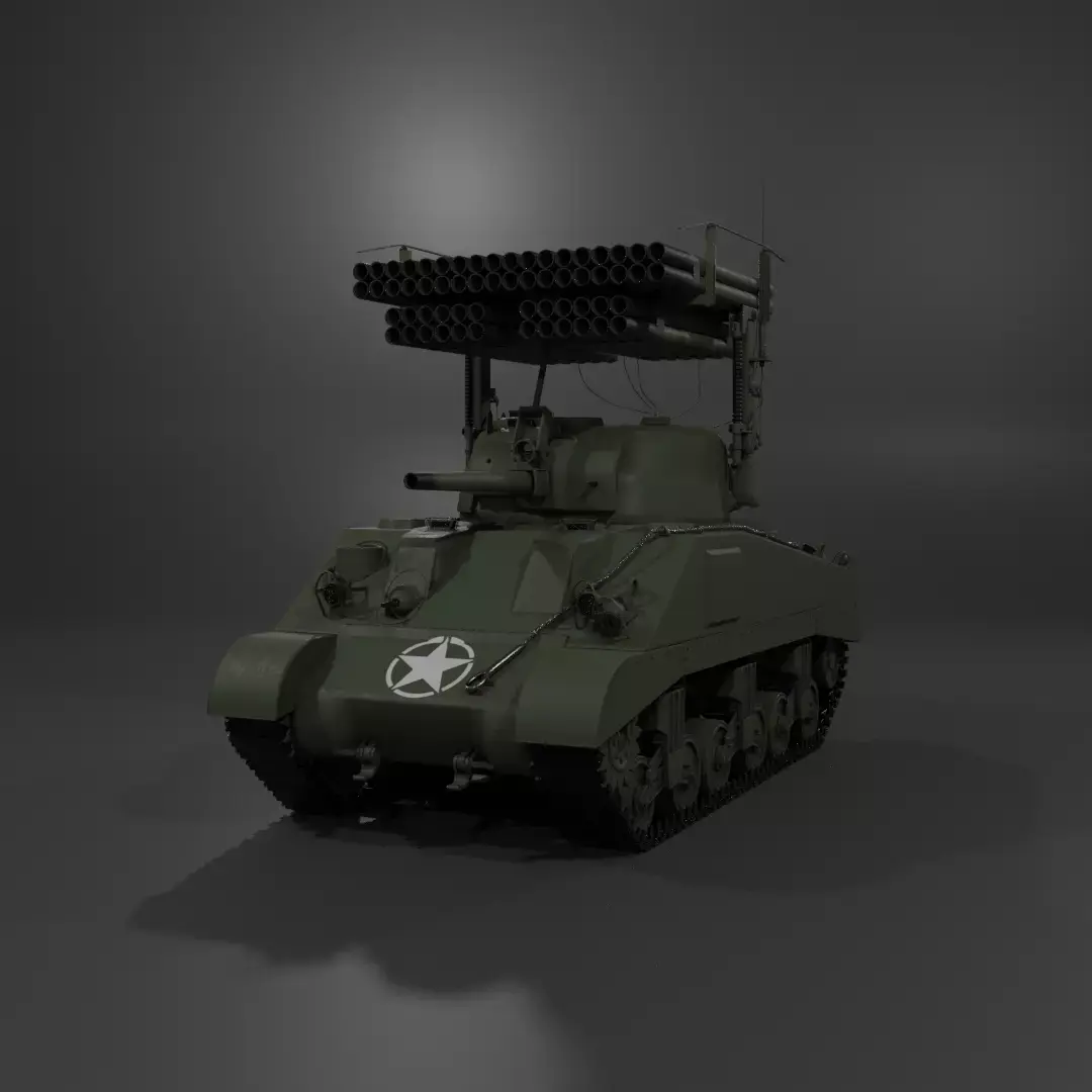 T34 Calliope Free 3D model