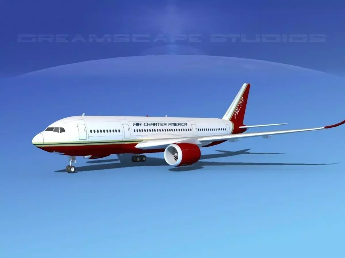 Airbus A350-800 Air Charter America 3D model