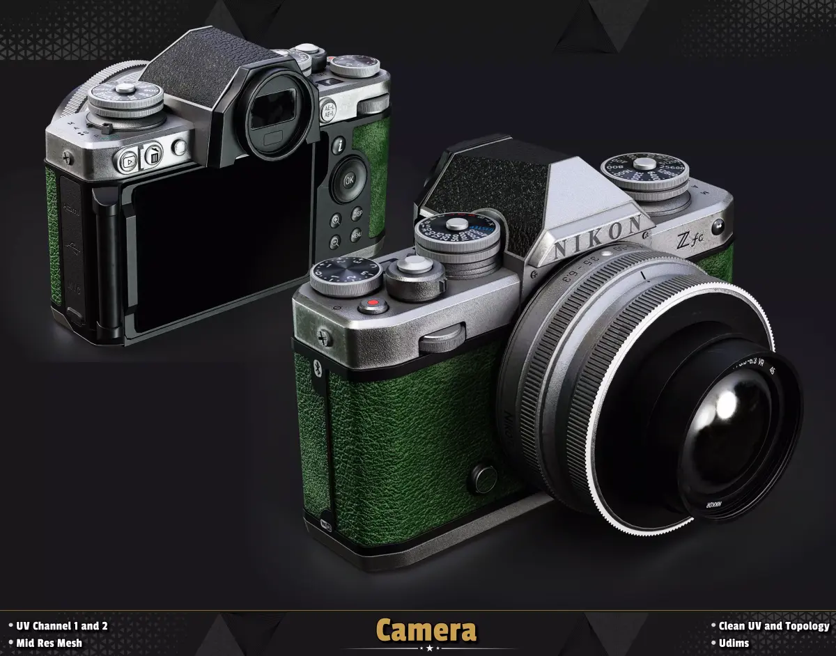 Camera 3D model get