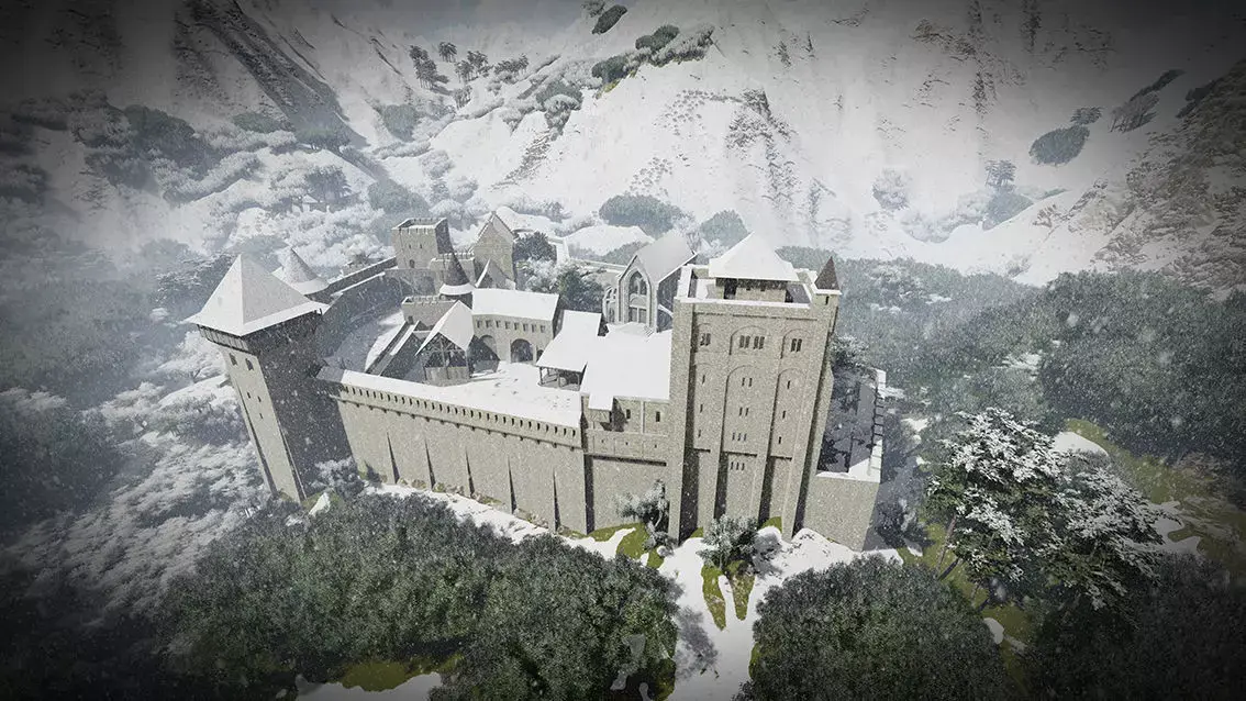 Medieval Castle 3D model 12