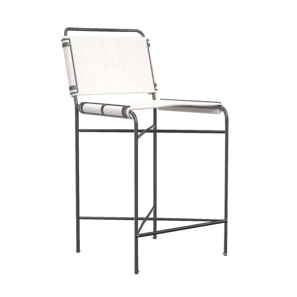Oxton Industrial Loft Counter Stool 3D model