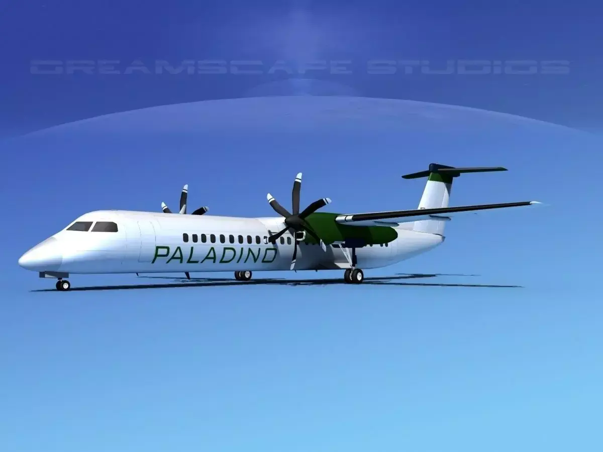 Dehaviland DHC-8 400 Paladino Charters 3D model