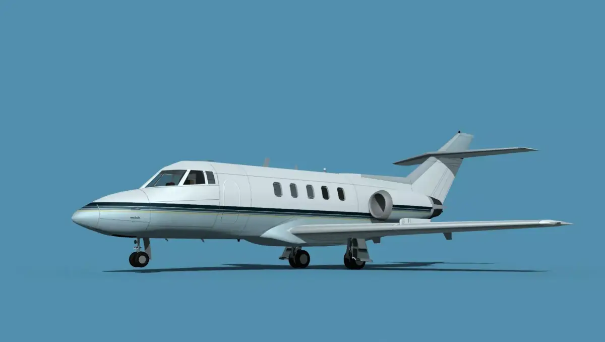 British Aerospace 125 Dominie V03 3D model