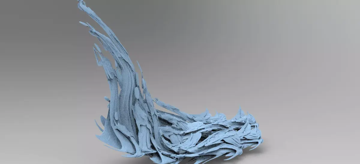 Scull waves 2  3D model