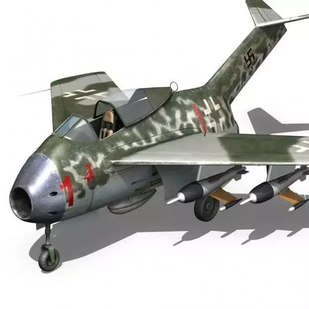 Focke Wulf TA 183 Huckebein 3D model