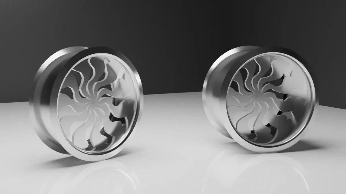 Racing Wheels 3D model