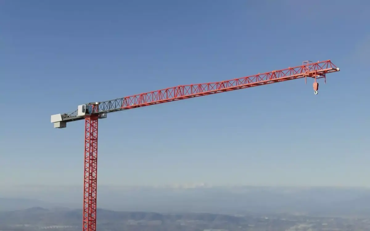 Flat Top Tower Crane 3D model